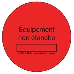  1 bobine de 50 etiquettes rouges non etanche - 400x400px